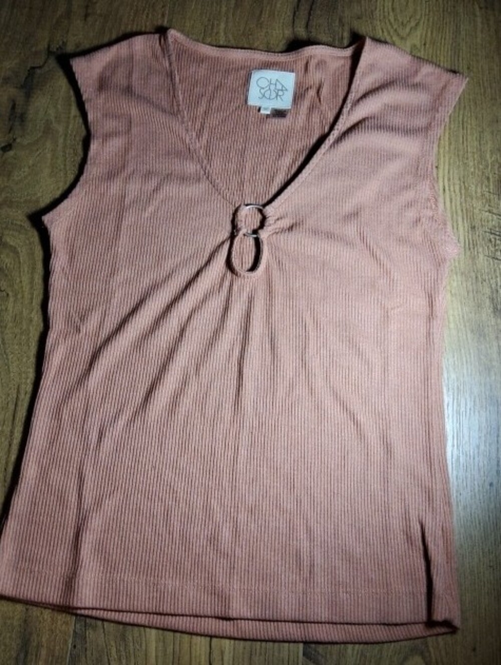 Chaser Ribbed Tank Top Sleeveless Shirt Medium NWT